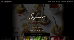 Desktop Screenshot of jimthompsonrestaurant.com