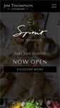 Mobile Screenshot of jimthompsonrestaurant.com